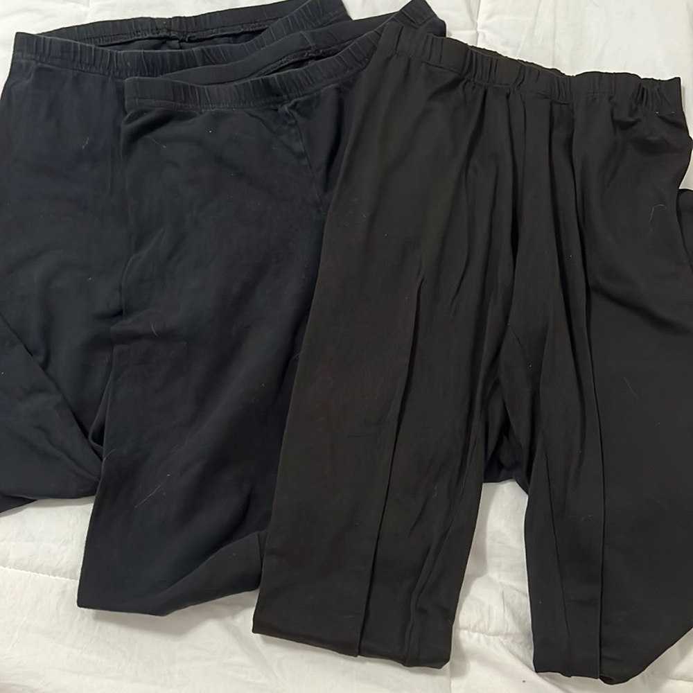 3 black old navy leggings